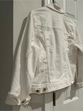 GAP White Jean Jacket